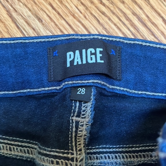 PAIGE Women’s Dark Blue Hoxton Ankle Jeans Size 28 - Picture 5 of 7